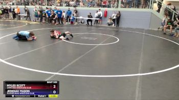 93 lbs Quarterfinal - Jedidiah Mason, Glacier Bear Wrestling Club vs Myles Scott, Lions Den Wrestling Club