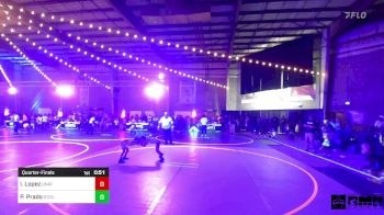 50 lbs Quarterfinal - Isaiah Lopez, Unattached vs Patrick Prado, Stout Wrestling Academy