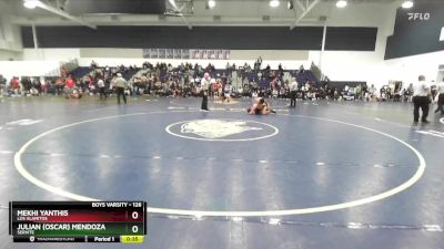 126 lbs Cons. Round 7 - Mekhi Yanthis, Los Alamitos vs Julian (Oscar) Mendoza, Servite