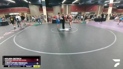 215 lbs Cons. Round 1 - Holden Dietrich, Colleyville Heritage High School Wrestling vs Christopher Mendoza, Carrollton Thunder Wrestling