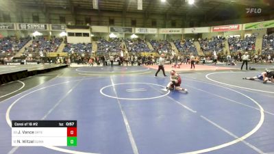 75 lbs Consi Of 16 #2 - Jayden Vance, Ortega Middle School vs Nolan Witzel, Gunnison