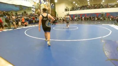 285 lbs Champ. Round 1 - Lucas Rosario, Caldwell vs Amarion Domebo, Lapwai