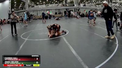 120 lbs Semis (4 Team) - Owen Nelson, Revival Uprising Orange vs Camren Hall, Mat Warriors Black