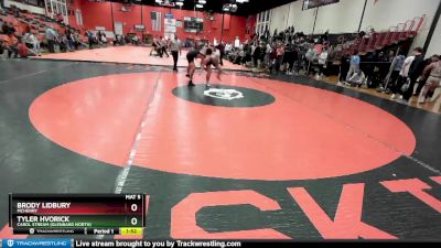 215 lbs Cons. Round 5 - Tyler Hvorick, Carol Stream (GLENBARD NORTH) vs Brody Lidbury, McHENRY