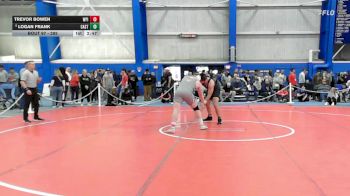 285 lbs Champ. Round 2 - Logan Frank, Castleton vs Trevor Bowen, Worcester Polytechnic