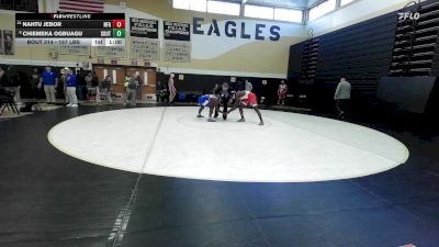 157 lbs Consi Of 8 #2 - Nahtu Jebor, Norwich Free Academy vs Chiemeka Ogbuagu, Southington
