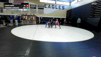 157 lbs Consi Of 8 #2 - Nahtu Jebor, Norwich Free Academy vs Chiemeka Ogbuagu, Southington