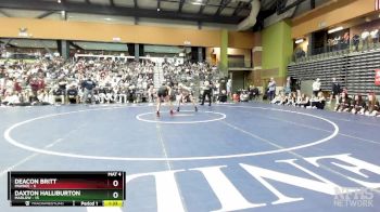 106 lbs Semifinals (8 Team) - Daxton Halliburton, MARLOW vs Deacon Britt, PAWNEE