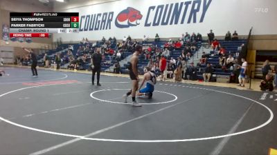 157 lbs Champ. Round 1 - Seiya Thompson, Southern Oregon vs Parker Fabrycki, Clackamas Unattached