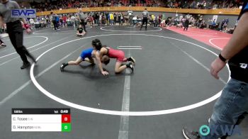 58 lbs Quarterfinal - Carmelo Tosee, Elgin Wrestling vs Dustin Hampton, Noble Takedown Club