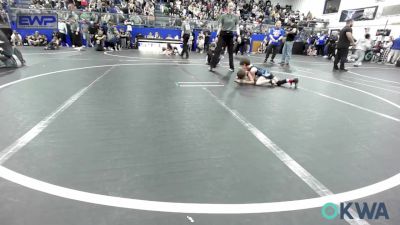 46 lbs Rr Rnd 1 - Hunter Larsen, Blue Devil Wrestling vs Larry Morgan, Carl Albert