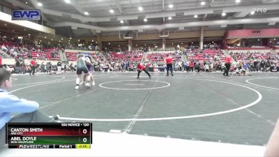 120 lbs 3rd Place Match - Abel Doyle, Iron Grapplers vs Canton Smith, Ark City