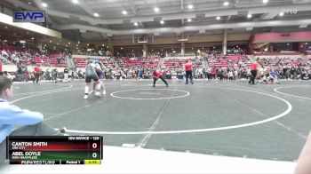 120 lbs 3rd Place Match - Abel Doyle, Iron Grapplers vs Canton Smith, Ark City