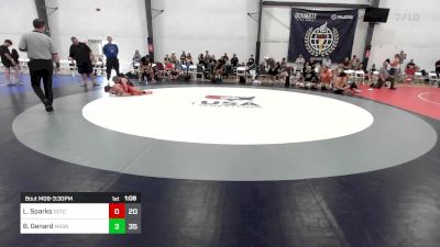 95 lbs Rr Rnd 1 - Lawson Sparks, Team Gotcha vs Brady Genard, Mat Assassins K8 A