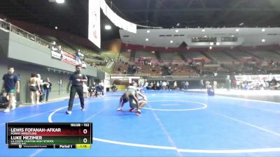 132 lbs Quarterfinal - Lewis Fofanah-Afkar, Poway Wrestling vs Luke Mezimer, La Costa Canyon High School Wrestling