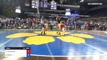 152 lbs Rnd Of 64 - Dexter Carpenter, North Dakota vs Garrett Davis, Kansas