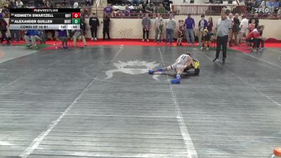 70_B lbs Consi Of 16 #1 - Kenneth Swartzell, Mifflin County vs Alexander Guillen, North Allegheny