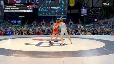 150 lbs Cons. Rd Of 32 - Caden Staab, MN vs Joseph Pontrelli, IL