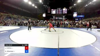 145 lbs Cons 32 #1 - Jackson Collins, Ohio vs Anthony Albanese, Nevada