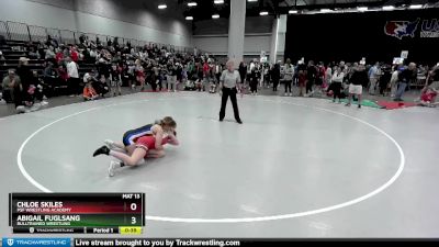 110 lbs Cons. Round 6 - Abigail Fuglsang, BullTrained Wrestling vs Chloe Skiles, PSF Wrestling Academy