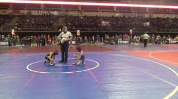 54 lbs Consi Of 8 #2 - Jeremiah Chavez, Rio Rancho Jr Wrestling vs Christian Paz, New Mexico Bad Boyz