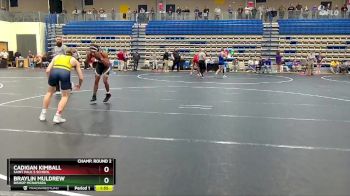 144 lbs Champ. Round 2 - Cadigan Kimball, Saint Paul`s School vs Braylin Muldrew, Bishop McNamara