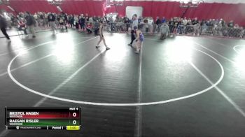 81 lbs Round 1 - Bristol Hagen, Wisconsin vs Raegan Risler, Wisconsin