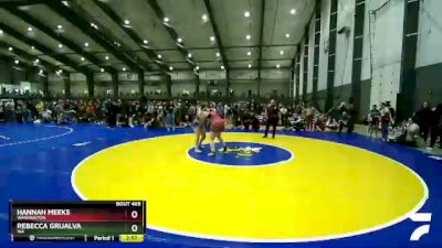 200 lbs Round 1 - Hannah Meeks, Washington vs Rebecca Grijalva, WA