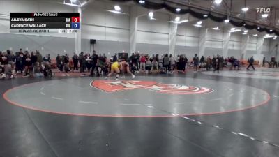 131 lbs Champ. Round 1 - Cadence Wallace, Siena Heights vs Aileya Sath, Baker