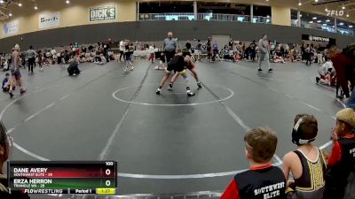 100 lbs Round 1 - Dane Avery, SouthWest Elite vs Erza Herron, Triangle WA