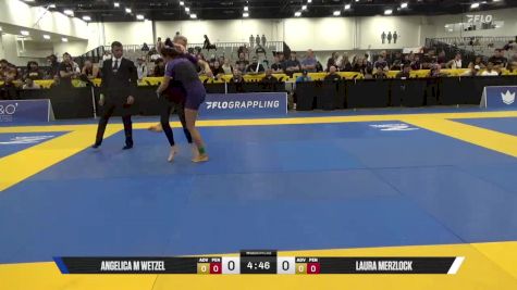 Laura Merzlock vs Angelica M Wetzel 2025 World IBJJF Jiu-Jitsu No-Gi Championship