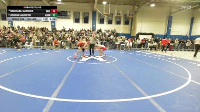 126 lbs Consi Of 8 #2 - Michael Canova, North Attleborough vs Jordin Agosto, Agawam