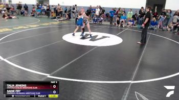 106 lbs Rr1 - Sadie Fry, Cordova Pounders Wrestling Club vs Talia Jenkins, Chugach Eagles Wrestling Club