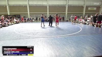 175 lbs Round 2 (8 Team) - Isai Fernandez, California vs Maddox Arellano, Washington