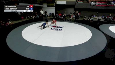 126 lbs Kaelib Garcia, IEWA - Inland Empire Wrestling Association vs Angel Bombela, KTWA-Kings-Tulare Wrestling Association
