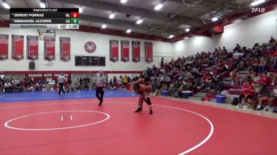 141 lbs Quarterfinal - Emmanuel Altorre, Lassen vs Sergio Porras, Palomar College