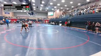 165 lbs Cons. Round 3 - Kaelyn Wallace, Conroe vs Cadence Demoe, Rockwall