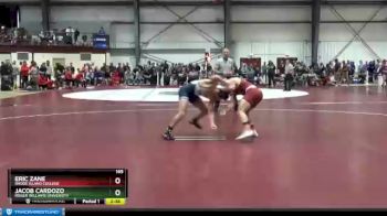 165 lbs Prelim - Eric Zane, Rhode Island College vs Jacob Cardozo, Roger Williams University