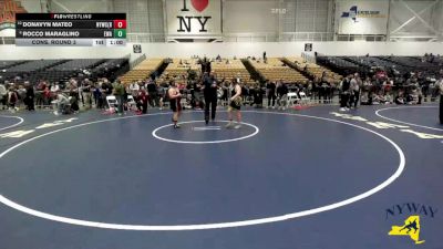 Cons. Round 3 - Donavyn Mateo, Newark Youth Wrestling Club (Western Region) vs Rocco Maraglino, Empire Wrestling Academy