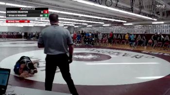 125 lbs Cons. Semi - Jackson Heaston, Upper Iowa vs Ryan O`Rourke, Johnson & Wales
