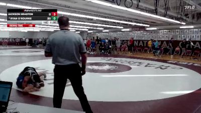 125 lbs Cons. Semi - Jackson Heaston, Upper Iowa vs Ryan O`Rourke, Johnson & Wales