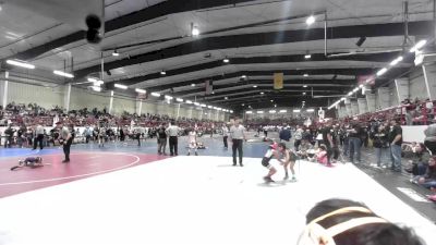 58 lbs Consolation - Ysabel Gutierrez, Relentless vs Mariana Molina, Monte Vista Takedown Club