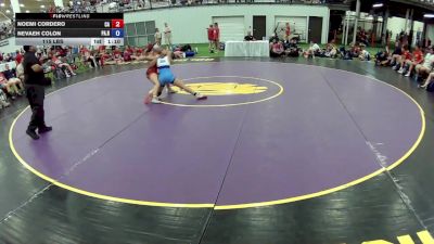 115 lbs Noemi Cordero, California vs Nevaeh Colon, Pennsylvania Red