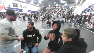 41-42 lbs Round 5 - Mila Lopez, So Cal Hammers Wrestling vs Rocco Camarena, So Cal Hammers Wrestling