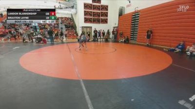 132 lbs Cons. Round 1 - Braxton Layne, Lovell Middle School vs Landon Blankenship, Cody Middle School