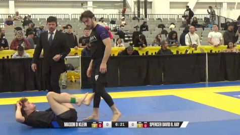 Spencer David R. Hay vs Mason D Klein 2024 World IBJJF Jiu-Jitsu No-Gi Championship