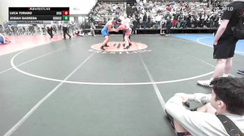 190-I lbs Quarterfinal - Luca Turano, Savage Wrestling vs Josiah Barrera, RedNose Wrestling School