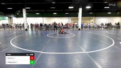 70 lbs Quarterfinal - Isaac Hierro, AZ vs James Messina, NJ