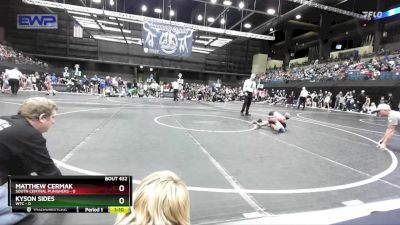 64 lbs Semifinal - Kyson Sides, WTC vs Matthew Cermak, South Central Punishers