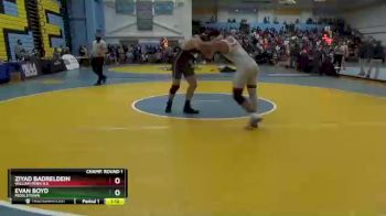 182 lbs Champ. Round 1 - Ziyad Badreldein, William Penn H.S. vs Evan Boyd, Middletown